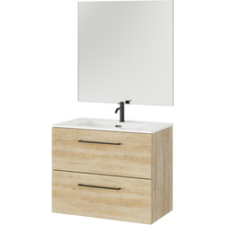 Tiger / Tiger Reef badkamermeubelset 80cm Licht eiken