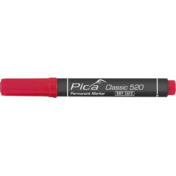 Carton Pica Classic 520/40 Permanent Marker rood - ronde punt  30688 van Toolstation