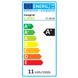 Integral LED lamp standaard mat E27
