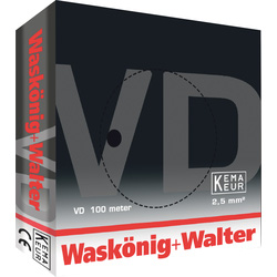 Waskönig+Walter Waskonig VD H07 V-U 1,5mm zwart 100m 30939 van Toolstation