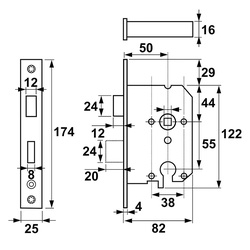 AXA / AXA veiligheidsslot SKG** 2