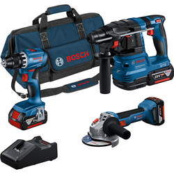 Bosch / Bosch 18V GSR + GBH + GWS combopack 18V Li-ion