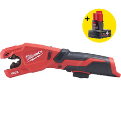 Milwaukee / Milwaukee M12 PCSS-0 RAPTOR accu pijpsnijder RVS (body) 12V Li-ion
