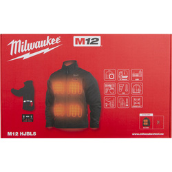 Milwaukee Toughshell HJBL5 verwarmbare jas incl. accu en lader