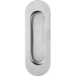 HDD Inkapschelp Ovaal Blind 117x41mm inox