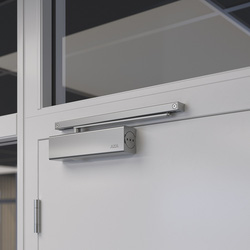 AXA / AXA deurdranger met glijarm en afdekplaat 3