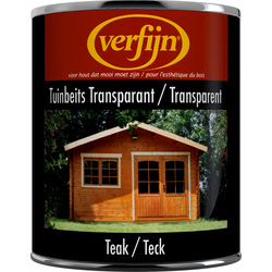 Verfijn Tuin- & Steigerhoutbeits Transparant 750ml teak - 38519 - van Toolstation