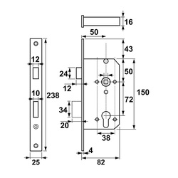 AXA / AXA veiligheidsslot SKG** 2