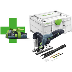 Festool Festool PSC 420 EB-Basic CARVEX accu decoupeerzaag machine + 1x accu 18V Li-ion 39870 van Toolstation