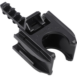 Buisclip euro 16mm zwart - 39988 - van Toolstation