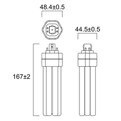 Sylvania ToLEDo LYNX TE LED PL-lamp 4-pins