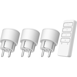 KlikAan KlikUit / KlikAanKlikUit draadloze stekkerschakelaarset 2300W APC3-2300RN Wit (verbeterd model tov APC3-2300R)
