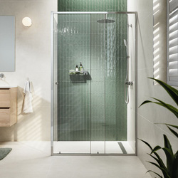 Sealskin / Sealskin Contour schuifdeur met zijwand 120x90x200cm, 6mm helder veiligheidsglas met antikalklaag 1