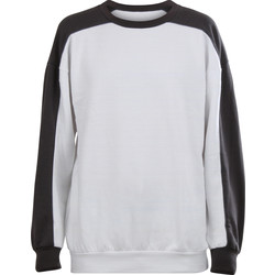 Assent Assent sweater Obera L wit/grijs - 43889 - van Toolstation