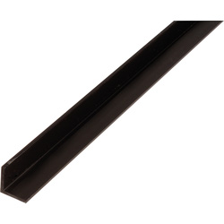 Alberts Alberts Hoekprofiel PVC 20x20x1,5mm 2m zwart - 43969 - van Toolstation