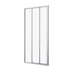 Sealskin / Sealskin Hooked driedelige schuifdeur 100x200cm, 6mm helder veiligheidsglas met antikalklaag 2