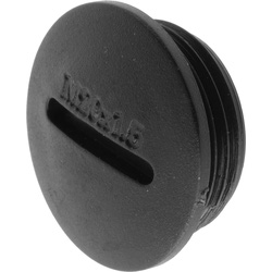 Muller Fix / PVC stop M20 zwart