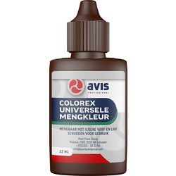 Avis Avis Colorex universele mengkleur 22ml bruin - 46332 - van Toolstation