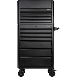 BUNKER / BUNKER® Gereedschapswagen met topkoffer Zwart 66x150x46cm