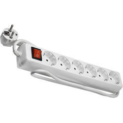 Tafelcontactdoos 6V RA schakelaar 5m H05VV-F3G1,0 - 48046 - van Toolstation