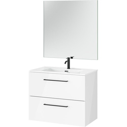 Tiger / Tiger Reef badkamermeubelset 80cm Hoogglans wit