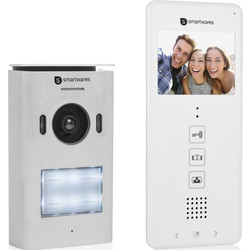 Smartwares Smartwares video intercom systeem voor 1 appartement Set - 50155 - van Toolstation