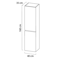 Tiger Loft Hoge kolomkast 40 cm