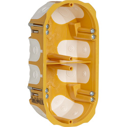 Muller Fix / JSL winddichte inbouwdoos voor holle wand 2x 50x68