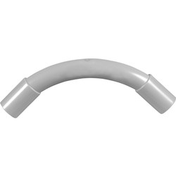 Bocht PVC slagvast 3/4" (19mm) grijs - 53912 - van Toolstation