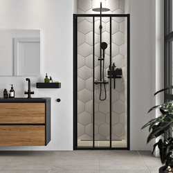 Sealskin / Sealskin Hooked driedelige schuifdeur 80x200cm, 6mm helder veiligheidsglas met antikalklaag 1
