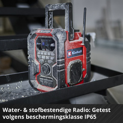 Einhell / Einhell TE-CR 18 Li DAB+/FM/BT Solo accu bouwradio (body) 9