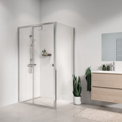 Sealskin / Sealskin Seev zijwand 90x195cm, 6mm helder veiligheidsglas Hoogglans zilver