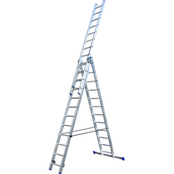 Alumexx Alumexx 3-delige ladder 3x12 treden 56153 van Toolstation
