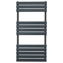 Monstershop / Handdoekradiator plat paneel Grijs 1200x600mm