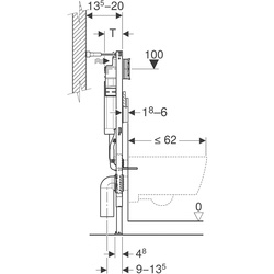 GEBERIT / Geberit Duofix UP320 met Sigma spoelreservoir 4