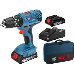 Bosch Bosch GSB 18V-21 accu schroefklopboormachine 18V Li-ion 2x 2,0Ah - 58077 - van Toolstation