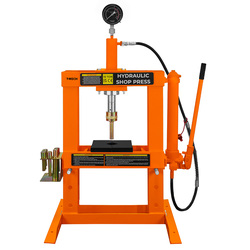 Monstershop / Hydraulische werkplaatspers met manometer 10 ton