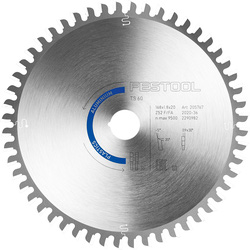 Festool Festool cirkelzaagblad 168x1,8x20mm T52 Aluminium 58766 van Toolstation