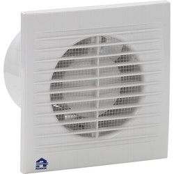 Renson / Renson Greenwave Mechanische ventilator met timer IP34 100mm 14W 26dB Max.10 m²