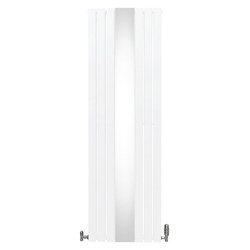 Monstershop / Platte spiegel radiatoren met TRV chroom kleppen 2