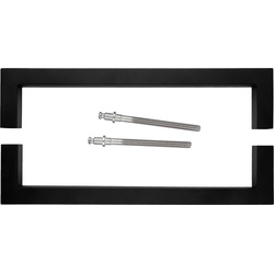 HDD Deurtrekker Cubica 20x300mm zwart - voor deurdikte >3cm