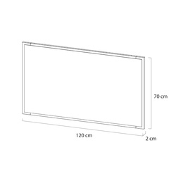 Tiger S-line Frame Spiegel 120x70 cm