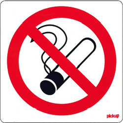 Sticker verboden te roken 10x10cm* - 61403 - van Toolstation