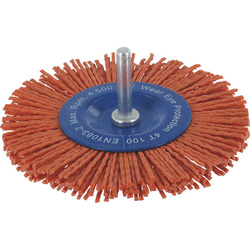 Labor / Borstelwiel met nylon 100mm