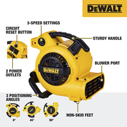 DeWALT / DeWALT DXAM2250 600CFM ventilator 8