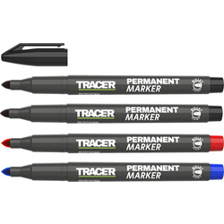 Tracer TRACER Permanent Marker Assortiment 4-delig - 62483 - van Toolstation