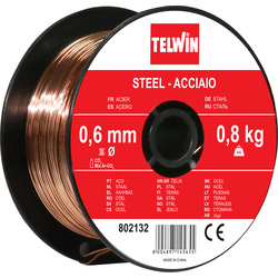 Telwin Telwin stalen lasdraad Ø0,6mm 0,8kg - 63514 - van Toolstation