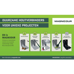 Magnodur / Magnodur versterkingshoek sleufgat zwart 6