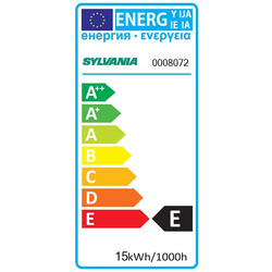 Sylvania gloeilamp oven E14