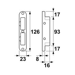 AXA / Sluitkom veiligheidsslot SKG* 2